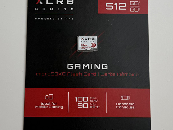 PNY XLR8 Gaming Micro SDXC Memory 512 GB