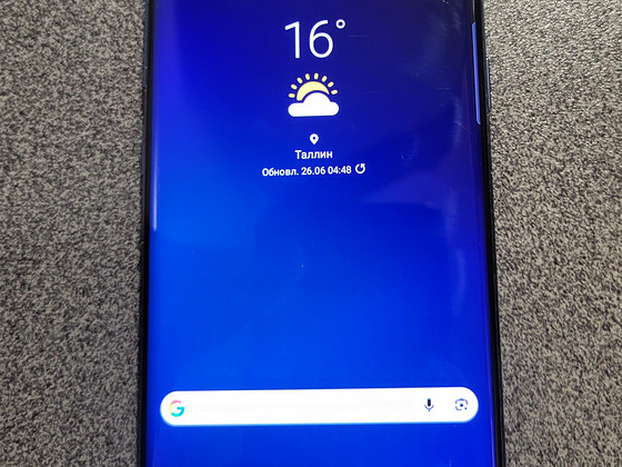 Väga heas seisukorras Samsung S9 Plus 64gb
