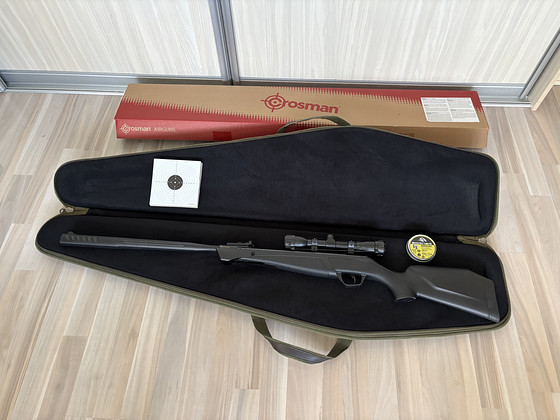 Пневматическая винтовка Crosman Shockwave NP QuietFire набор