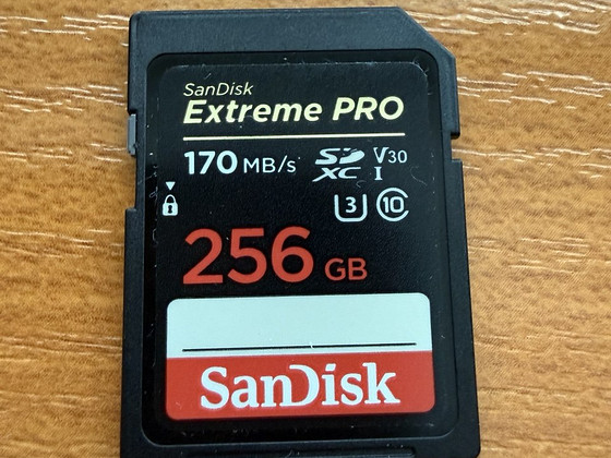 SanDisk Extreme Pro UHS-I, SDXC, 256 GB