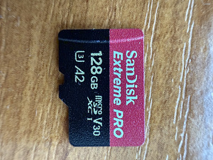 Sandisk 128gb extreme pro microsdxc (1 foto / 1)