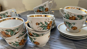 Rīgas Porcelāna Rūpnīca, кофейный сервиз RPR Marianna (4 фото из 5)