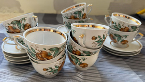 Rīgas Porcelāna Rūpnīca, кофейный сервиз RPR Marianna (5 фото из 5)