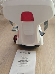 Велосипедное кресло на багажник Polisport Guppy Junior (3 фото из 9)
