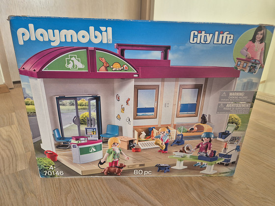 Playmobile ветеринарная клиника для животных (70146)