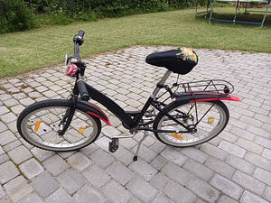 Müüa lastejalgratas Nopsa 20", must (1 foto / 7)