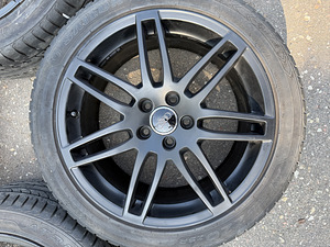 18" Audi originaalveljed 5x112 + suverehvid 235/45/18 (6mm) (3 foto / 10)