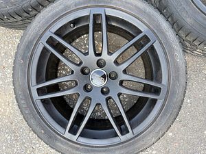 18" Audi originaalveljed 5x112 + suverehvid 235/45/18 (6mm) (5 foto / 10)