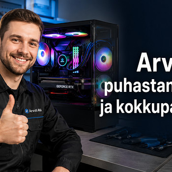 Arvuti puhastus ja kokkupanek