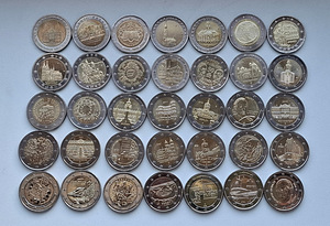 35 x 2 euro Saksamaa UNC (1 foto / 2)