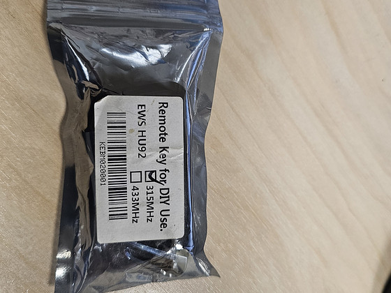 BMW võti 315Mhz EWS HU92