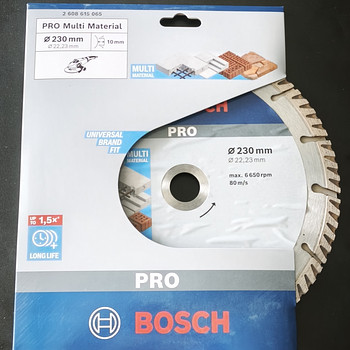 Teemantlõikeketas Bosch PRO Multi Material, 230 mm