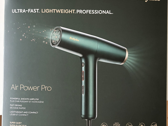 Föön Babyliss Air Power Pro, 1700 W, roheline