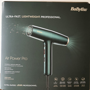Föön Babyliss Air Power Pro, 1700 W, roheline