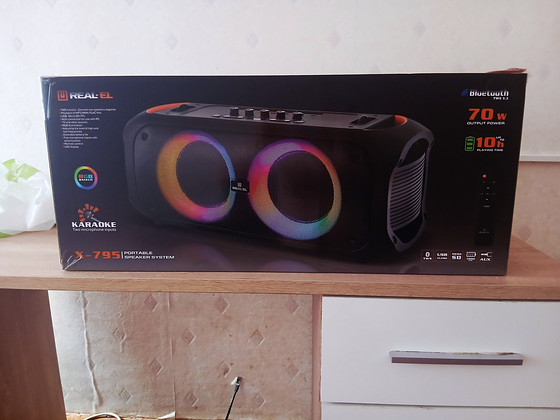 Kaasaskantav kõlar Real-El X-795 BT