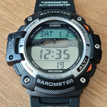 Часы Casio SGW-300H с Подсветкой, Высотомер и Барометр
