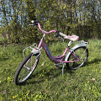 Велосипед BOTTECCHIA бело-сиреневый