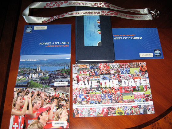 Jalgpall, Euroopa meistrivõistlused 2008: pilet, programm, s