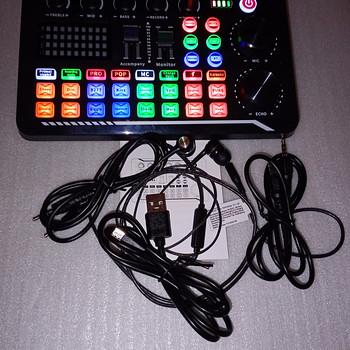 Professionaalne helitehnika mixer koos lisadega