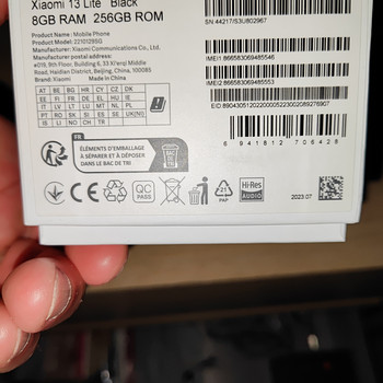 Xiaomi 13 lite