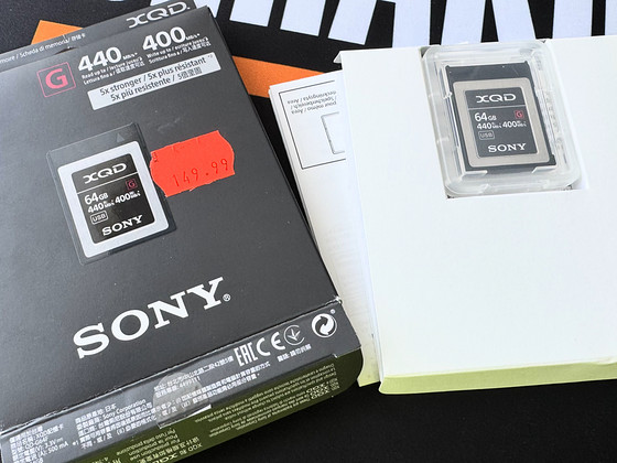 Sony XQD memory 64gb