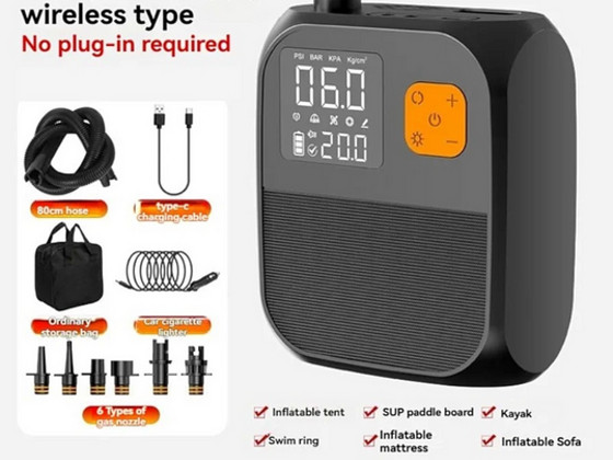 Juhtmeta pump Smart Air Pump
