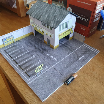 Новая диорама MoreArt 1:64 Garage с подсветкой