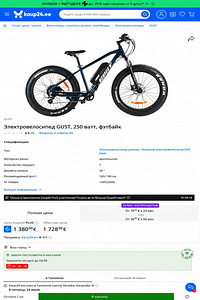 Gust E-evoque 26 cll E-Bike. 250 Вт,электровелосипед (4 фото из 4)