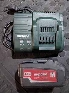 METABO 18V 4.0Ah. aku ja laadija (1 foto / 2)