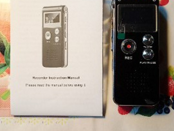 Diktofon digitaalne professionaalne+ Mp 3 24tun. Taasesitlus