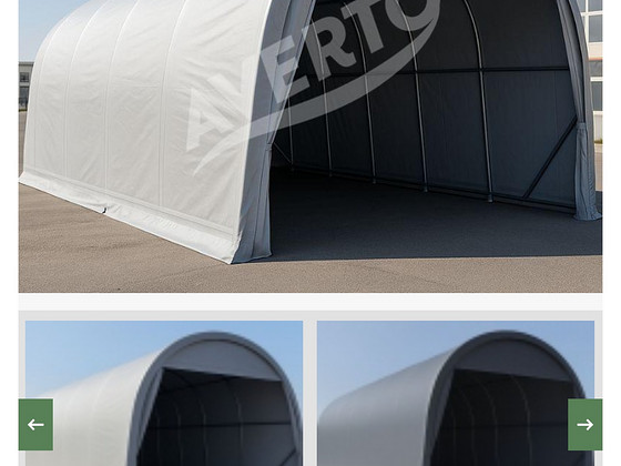 Garaaž. 4m.x3.5m.x10m. PVC 450g/m2 UV. Protect.