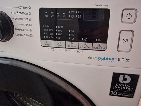 Pesumasin Samsung sügavusega 44 sm