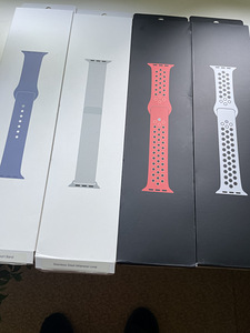 Оригинальные ремешки Apple Watch 45 мм, в очень хорошем состоянии, чек о покупке (1 фото из 2)