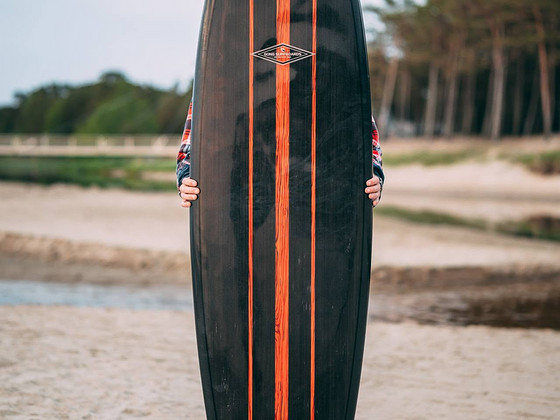 7'3" 55L Gong Carter mid-length surfboard/ surfilaud