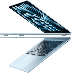 Apple Macbook Air 13 M5 16/512GB SkyBlue uus! (3 foto / 6)