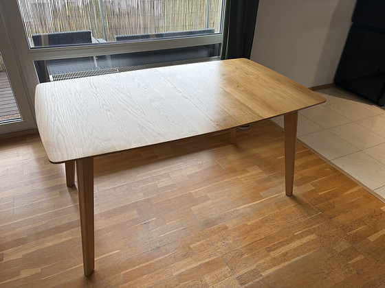 Masku Cirrus tammepuidust pikendatav söögilaud 150+45 cm