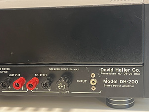 Hafler DH-200 MOSFET усилитель мощности / 2 x 100 Вт (5 фото из 8)