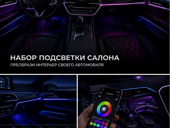 RGB Ambient Light 14 tsooni – salongi premium-valgustus