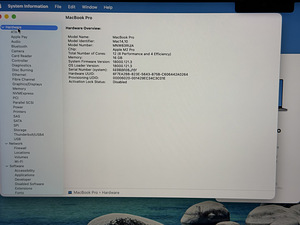 Apple Macbook Pro 16 M2 Pro 16/512GB uueväärne! Aku 95% (9 foto / 10)