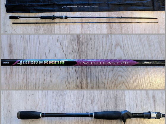Spinning Salmo Aggressor Twitch Cast 20 (2.13m, 5-20g)