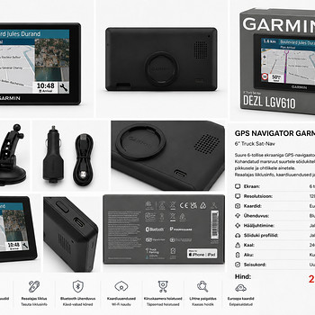 Garmin DEZL LGV610 GPS-навигация для грузовика