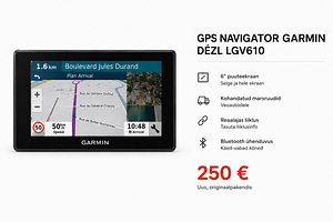 Garmin DEZL LGV610 GPS-навигация для грузовика (3 фото из 3)