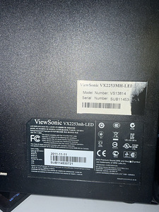 Монитор ViewSonic VX2253MH led (5 фото из 5)