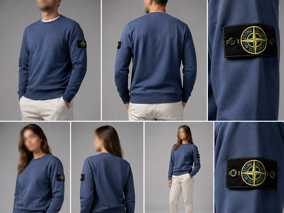Stone Island unisex pusa | helesinine | Suurused S ja M |