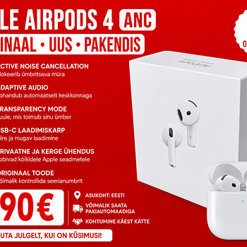AirPods 4 ANC (mürasummutus) UUS