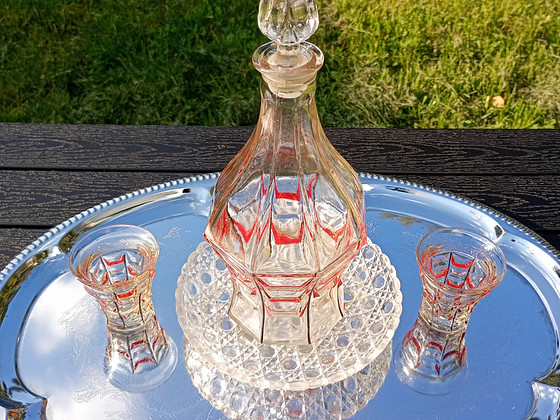 Стеклянная чаша из тяжёлого толстого стекла