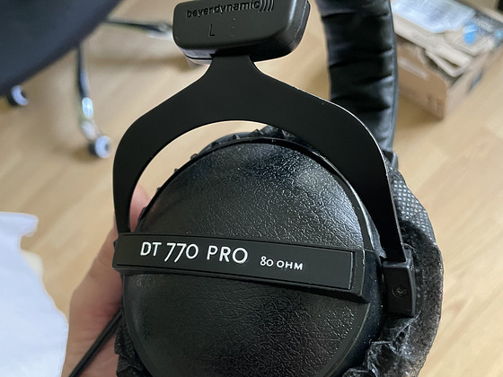 Kõrvaklapid Beyerdynamic DT 770 Pro 80 OHM - kasutatud