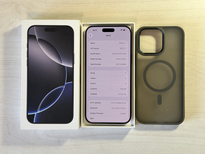 Apple iPhone 16 Pro Max Black 256GB в очень хорошем состоянии. Аккумулятор 90% (7 фото из 10)