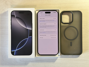 Apple iPhone 16 Pro Max Black 256GB в очень хорошем состоянии. Аккумулятор 90% (8 фото из 10)