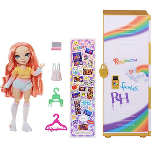 Игровой набор Rainbow High Design Locker c куклой Pinkly Pai (2 фото из 6)